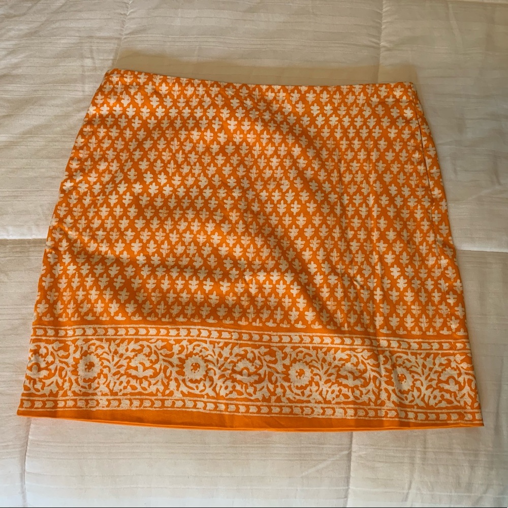 J.Crew Factory Orange Skirt